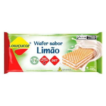 Imagem de Biscoito Wafer Sabor Limão Lowçucar 115g