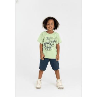 Imagem de Conjunto Infantil Dinos Guloseima, Verde, 4