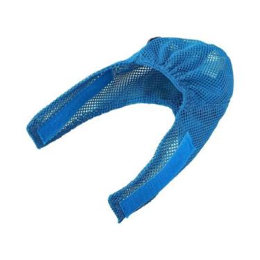 Imagem de Focinheira Ajustável De Malha Respirável Para Gatos: Acessório Confort