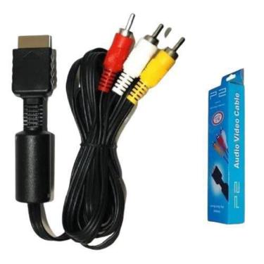 Imagem de Cabo Áudio E Vídeo Para Playstation 1, Ps2 E Ps3, 1,80M.