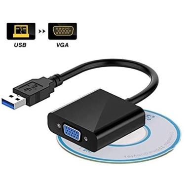 Imagem de Kit 15 Usb 2.0 & 3.0 Vga Db15 Adaptador Conversor Full Hd