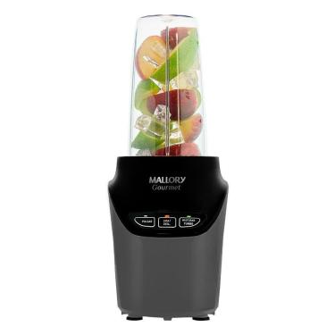 Imagem de Super Liquidificador e Processador Mallory Gourmet Preto e Chumbo 110V