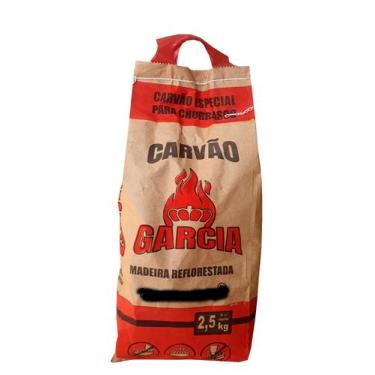 Imagem de Carvão Para Churrasco Churrasqueira Feito Com Madeira Reflorestada 2,5