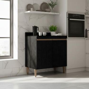 Imagem de Balcão de Cozinha para Cooktop Essenza 80cm 2 portas Móvel na Caixa - 