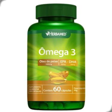 Imagem de Ômega 3 Meg-3 EPA DHA 1000mg 60 Capsulas Herbamed, Natural