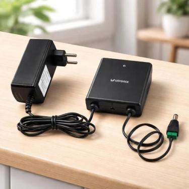 Imagem de Nobreak para roteador wifi 12V 1A e 1,5A com baterias para camera cftv