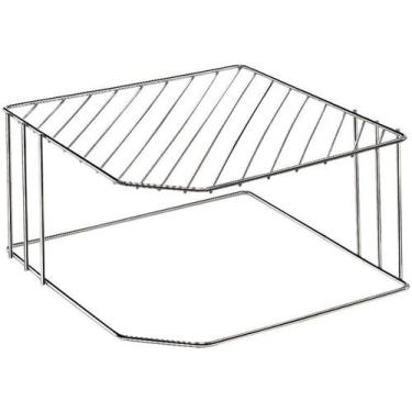 Imagem de Prateleira Cantoneira Cromado Linha Organiza - ARTHI