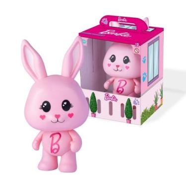 Imagem de Boneco Coelho Barbie Pets Colorido Brinquedo Infantil Cor:Rosa, Rosa
