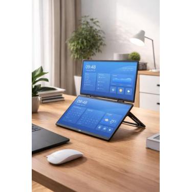 Imagem de Monitor Portátil Dual Screen 14 Full HD 1920x1200 100 sRGB Rotação 360