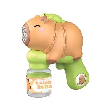 Imagem de Brinquedo Lança Bolhas de Sabão Formato Capivara com Jato Contínuo Transparente GXM par...