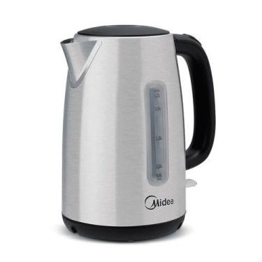 Imagem de Chaleira Elétrica Midea 1,7 L com visor Inox 220V EKA23X2
