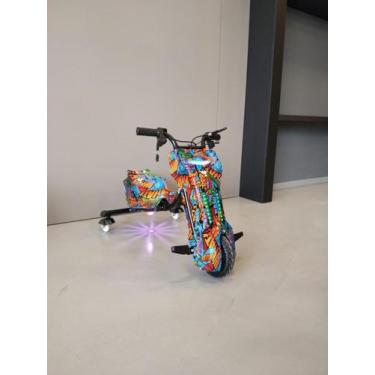 Imagem de Patinete Triciclo Elétrico 3 Rodas Street Drift 350w Led mais potente 