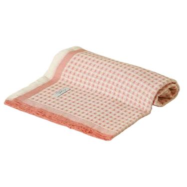 Imagem de Manta Decorativa Formah Piquet 100% Algodão para Sofá Cama Ou Decoração Rose LM Peter