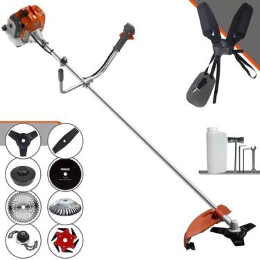 Imagem de Roçadeira Lateral a Gasolina RL430ACN-TK 43cc 1,7HP com 8 Opções de Corte e Kit de Lâminas Tekna