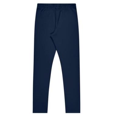 Imagem de Calça Infantil Menino Moletom Peluciado Azul Marinho - Angerô, 6, Azul