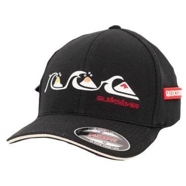 Imagem de Boné Quiksilver Aba Curva Quikpin II Preto, Preto, M
