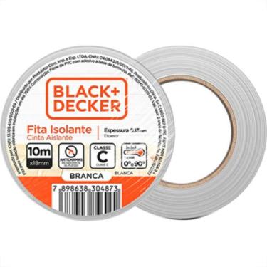 Imagem de Fita Isolante B_D 18X10 Branca - Kit C/10 Unidades - BLACK & DECKER