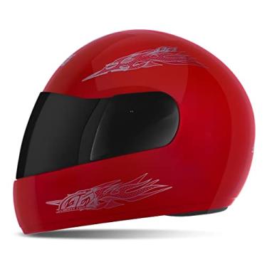 Imagem de CAPACETE FECHADO PRO TORK LIBERTY 4 SOLID VERMELHO TAM. 56 VIS. FUMÊ