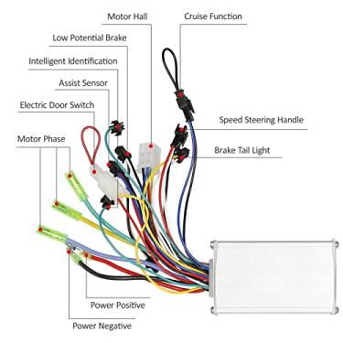 Imagem de Tingpai Controlador de motor sem escova em liga de alumínio elétrica ca a de controlador de bicicleta elétrica pa scooter de bicicleta elétrica