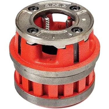 Imagem de RIDGID Cabeça de matriz de rosca manual modelo 12-R 37400, cabeça de metal NPT para tubo nominal de 2,5 cm