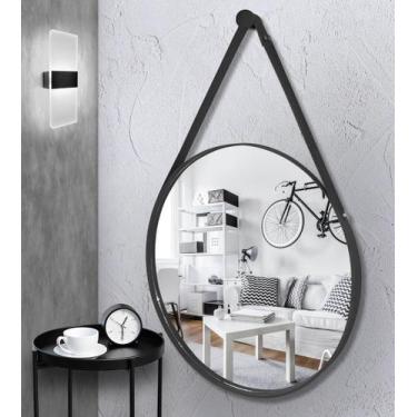 Imagem de Espelho Redondo Decorativo Com Alça 50 Cm - Juliard