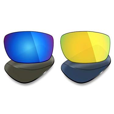 Imagem de Mryok 2 pares de lentes polarizadas de substituição para óculos de sol Oakley Fives Squared – Opções