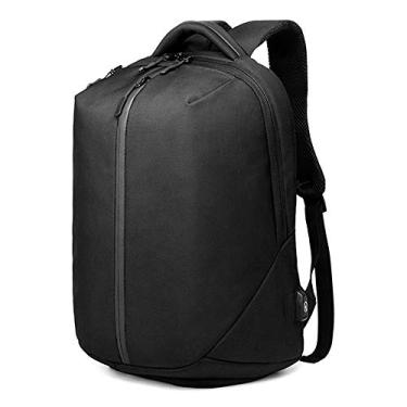 Imagem de Mochila de ombro Mochila USB Bolsa de ombro masculino Bolsa impermeável anti-roubo Mochila com bloqueio de senha, design de espaço de grande capacidade
