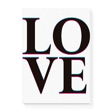Imagem de Arte Maníacos Quadro Decorativo em Tela Canvas Love - 23x16,25cm