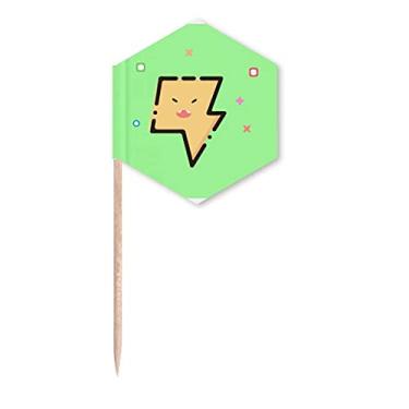 Imagem de Blink Lovely Icon Bandeiras de palitos de palitos de cupcake Festa Celebração