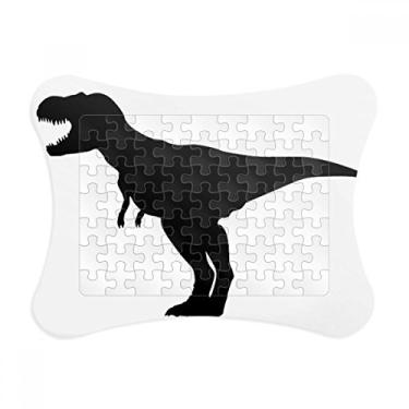 Imagem de Dinosaur Bones Bone Roar Moldura de quebra-cabeça Decoração de imagem Enfeite de jogo de quebra-cabeça