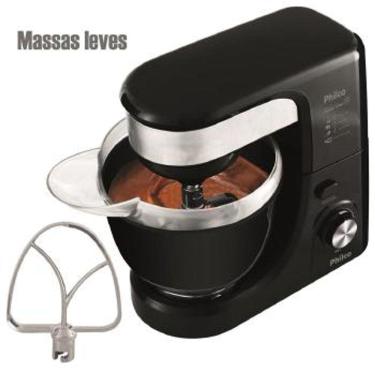 Imagem de Batedeira Planetaria Philco 500W 12VEL PHP500 Turbo - 103401022 PRETO/INOX 110 VOLTS
