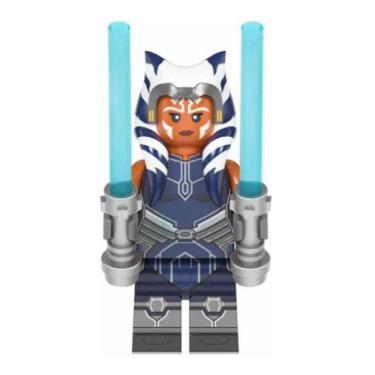 Imagem de Boneco Ahsoka Blue Mandalorian Blocos De Montar Star Wars