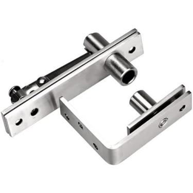 Imagem de TamBee Dobradiças de porta de estante ocultas para porta secreta pivô dobradiças de porta secretas dobradiças pivô resistentes para portas aço inoxidável 304 rotação de 360 graus