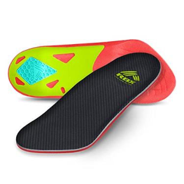 Imagem de Palmilha Ortho Fascite Plantar (Feminina) Tamanho 3/4 (Coral)