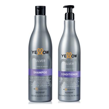 Imagem de  Kit Desamarelador Shampoo + Condicionador Yellow Silver 500