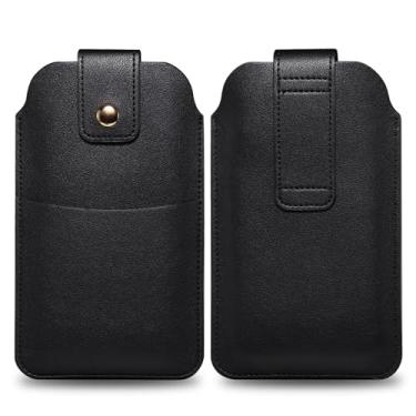 Imagem de Bolsa de cinto Coldre de telefone de 6,9 ​​polegadas para iPhone 15/14/13/12 Pro Max 15/14 Plus, bolsa universal para Galaxy S24/S23/S22/S21/S20/Note 20 Ultra/Pixel 8/7/6 Pro(Black)