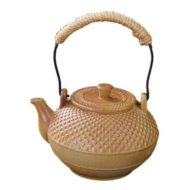 Imagem de Generic Bule de cerâmica 300ml, fabricante de chá chinês tradicional para ferver água quente com corda enrolada, para uso doméstico, hotel