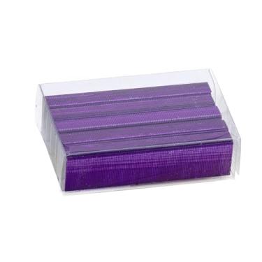 Imagem de Grampo para Grampeador Colorido 26/6 1000 Unidades BRW (Roxo)