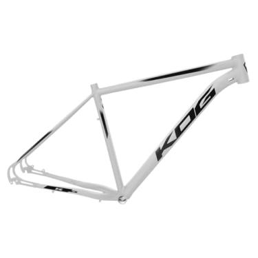 Imagem de Quadro Aluminio Bicicleta aro 29 KOG MTB Alumínio 6061 Cabo Interno,Branco Preto,19