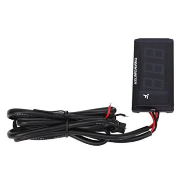 Imagem de Motocicleta Lcd Digital Medidor de Temperatura água Adaptador de Vela de Ignição para Motocicletas (Vermelho)