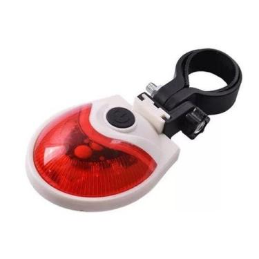 Imagem de Lanterna Led Sinalizadora Traseira com 7 Modos de Iluminação Bike Bici