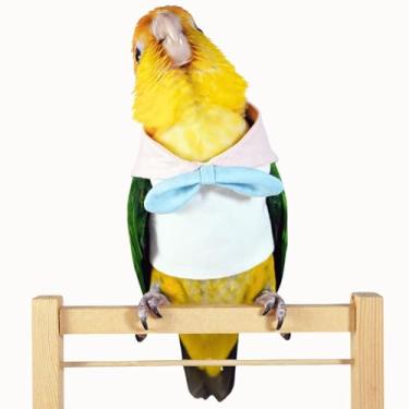 Imagem de CXYYXF Fantasia de pássaro fralda voo marinheiro vestido de verão saia roupas cosplay foto adereço para papagaios Lovebird (com fralda, G)