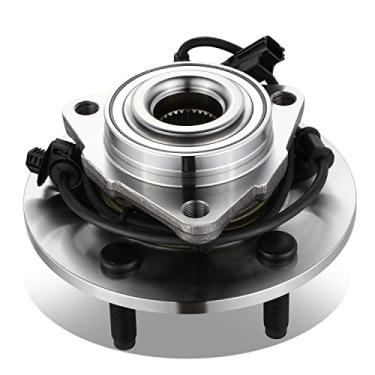 Imagem de DNA MOTORING OEM-WHA-0028 Conjunto de cubo de rolamento da roda dianteira com sensor de velocidade compatível com Ram 1500 2002-2005