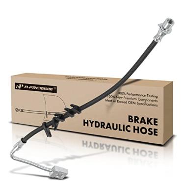 Imagem de A-Premium Mangueira hidráulica de freio traseiro compatível com modelos selecionados Chevy, GMC e Isuzu - C6500 Kodiak, C7500 Kodiak, C6500 Topkick, C7500 Topkick, HTR, HVR - Substituição # 8103693480