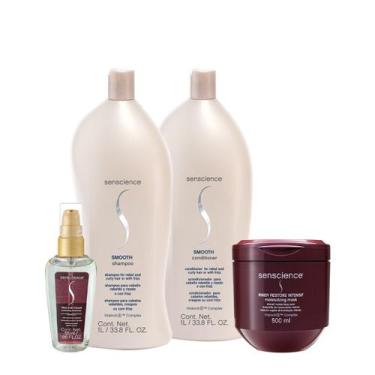 Imagem de Kit Senscience Smooth Intensif True Hue Salon Total Sérum (4 produtos)