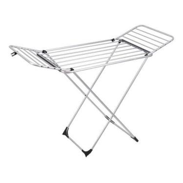 Imagem de Varal De Chão - Alumínio - 87x141x56cm - Secalux, Prateado