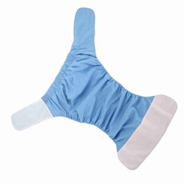 Imagem de Fralda de Pano para Adultos, Reutilizável, Lavável, Ajustável, para Pacientes Idosos, Mobilidade, Inconveniente, Azul, Preto, Amarelo, Rosa (Azul 305)
