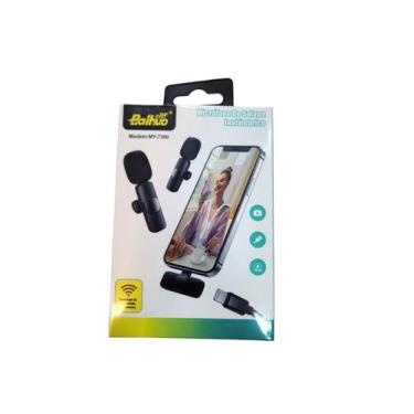 Imagem de Microfone Sem Fio Duplo Lapela Profissional  Lightning - Baihuo city