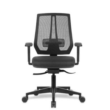 Imagem de Cadeira Ergonômica Sincronizada Eiffel Diretor - NEGROMONTE STORE 