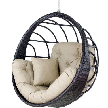 Imagem de Balanço Ninho Suspenso Hungria em Alumínio e Fibra sintética - Teto, Jardim, Área